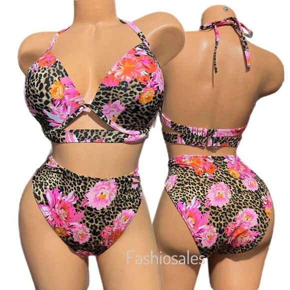 Victorias Secret Swim Push Up Padded Underwire Bikini top & Bottom Set